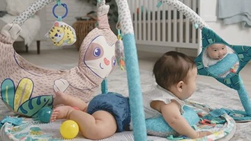 БОЛЬШОЙ ОБРАЗОВАТЕЛЬНЫЙ ИНТЕРАКТИВНЫЙ КОВРИК ДЛЯ ДЕТЕЙ ЛЕНИЦ + ИГРУШКИ