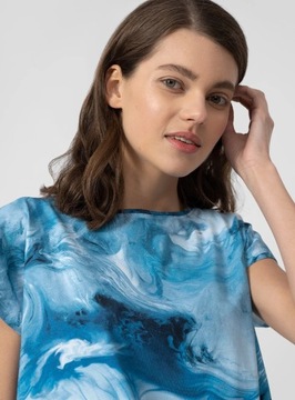 ФУТБОЛКА 4F ЖЕНСКАЯ СПОРТИВНАЯ ТОП С ЗАВЯЗКОЙ