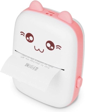 DRUKUŚ МИНИ ПОРТАТИВНЫЙ ТЕРМОПРИНТЕР ДЛЯ ФОТОГРАФИЙ + 11 РОЛИКОВ