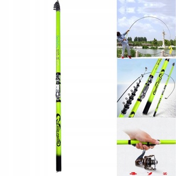 Телескопический складной спиннинг 540см
