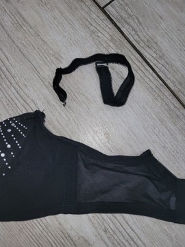 Бюстгальтер 32/70, украшенный цирконами.