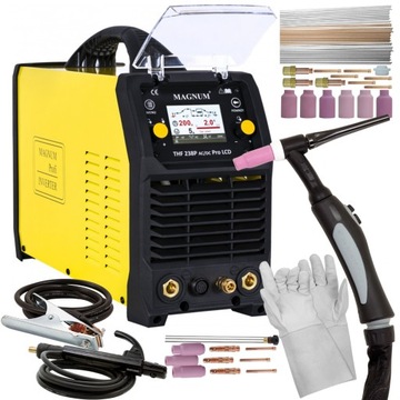 Spawarka TIG MAGNUM THF 238 LCD PRO ACDC zestaw