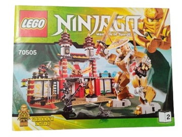 LEGO instrukcja Ninjago 70505 - tylko 2 część U