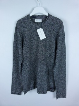 Pier One sweter bawełna melanż z metką / XL