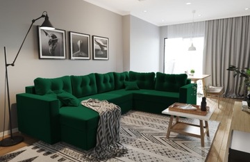 Zielony Narożnik 306x203cm MILAN różne kolory GM