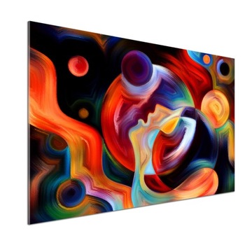 Panel dekor szkło Abstrakcja 100x70 cm + KLEJ