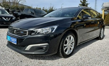 Peugeot 508 I SW Facelifting 1.6 BlueHDi 120KM 2016 Peugeot 508 Allure,LED,Navi,ASO,Gwarancja