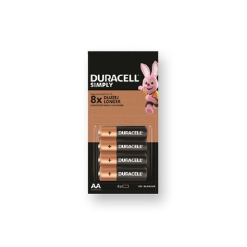 DURACELL Bateria alkaliczna LR6 AA 1,5V /4szt/