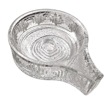 SZKLANY ŚWIECZNIK / KAGANEK OBERGLAS AUSTRIA ART GLAS 1960 / 70