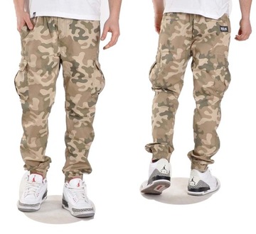 Spodnie 4XL Bossline Cargo Joggery Desert bojówki