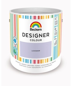 BECKERS DESIGNER COLOUR Farba lateksowa ścienna 2,5 l LAVENDER mat