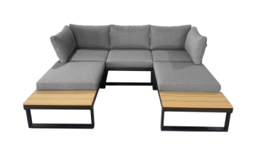 САДОВАЯ МЕБЕЛЬ МОДУЛЬНЫЙ КОМПЛЕКТ МЕБЕЛИ УГЛОВОЙ ДИВАН ДЛЯ ТЕРРАСЫ ДЛЯ САДА LISA
