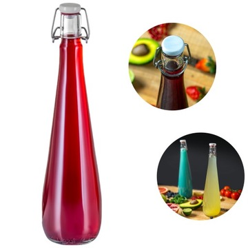 butelka NA WODĘ 0,75l sok lemoniadę wino z kapslem mechanicznym 750ml
