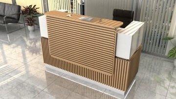 Стойка ресепшн R163 рейка 180х75см