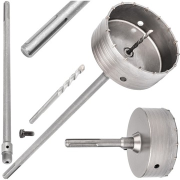 КОРОНОЧНАЯ ПИЛА ДЛЯ БЕТОННЫХ СТЕН МОЖЕТ СВЯЗАТЬСЯ 150 мм SDS MAX + УДЛИНИТЕЛЬ 600 мм