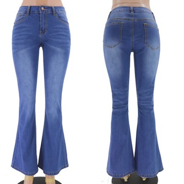 Y2K Jeansy Damskie modne dżinsy Slim Skinny Stretc