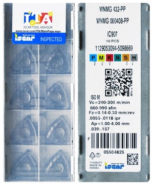 PŁYTKI WNMG 080408 PP IC907 ISCAR