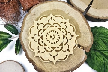 Mandala - Serweta filcowa 200mm - Beżowy