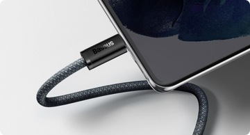 КАБЕЛЬ BASEUS STRONG USB-C КАБЕЛЬ ДЛЯ БЫСТРОЙ ЗАРЯДКИ TYPE-C PD 100 Вт QC 5A 2M