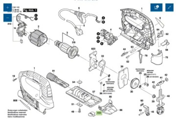 2609003490 Оправка Bosch для насадки лобзиков PST 750 PEL