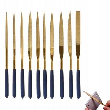 Pilniki do metalu iglaki zestaw Pilnik 10szt 140mm