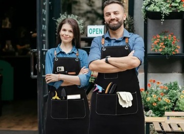 МУЖСКОЙ КУХОННЫЙ ФАРТУК БАРИСТА СТРОНГ ОФИЦИАНТЫ БАРМЕН-ПАРИКМАХЕР