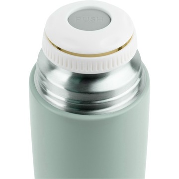 ДЕТСКИЙ ТЕРМОС С МЕТАЛЛИЧЕСКОЙ КРУЖКОЙ С РУЧКОЙ ЗЕЛЕНЫЙ ЗМЕЙ 350мл