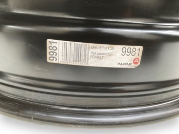 DISK 20 RENAULT SCENIC IV 5X114,3 6,5J ET33