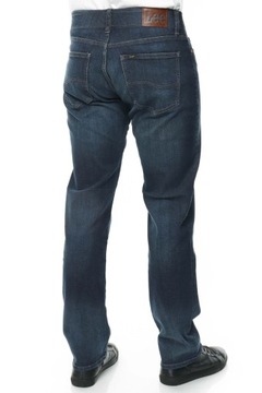 LEE STRAIGHT FIT spodnie performance jeans W30 L34
