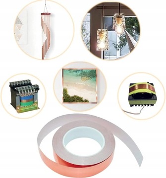 ЛЕНТА САМОКЛЕЯЩАЯСЯ МЕДНАЯ УЛИТКА 3 СМ×30 М