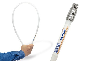 Набор для чистки вращающегося дымохода на дрель, щетка Tajfun 6м