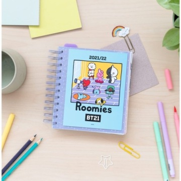 Школьный календарь Line Friends BT21 на 2021/2022 год