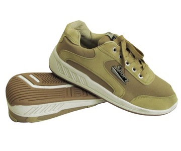 BUTY TRAMPKI OBUWIE SPORTOWE ADIDASY BEŻOWE 41