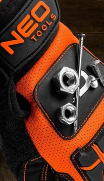 NEO Młotek stolarski 450g + rękawice z magnesem