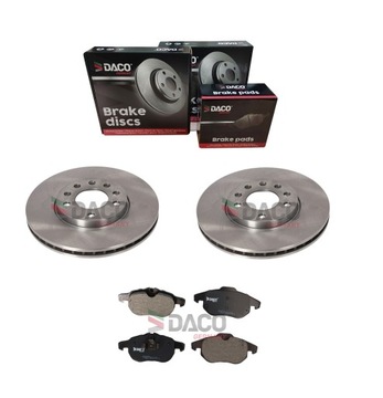 Tarcze x2 klocki PRZÓD OPEL VECTRA C CROMA 9-3 BDB JAKOŚĆ