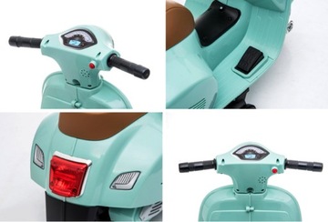 Самокат Vespa на аккумуляторе, белый