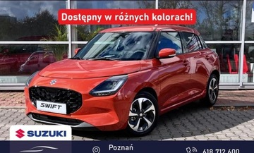 Suzuki Swift VI Hatchback Facelifting 1.2 DualJet SHVS 83KM 2025 Suzuki Swift Elegance 1.2 mild Hybrid 2WD CVT Flame Orange Pearl 2025 1.2