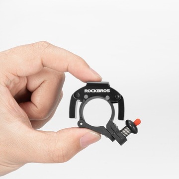 МЕХАНИЧЕСКИЙ ВЕЛОСИПЕДНЫЙ ЗВОНОК ДЛЯ РУЛЯ ВЕЛОСИПЕДА, ГРОМКИЙ, АЛЮМИНИЕВЫЙ ROCKBROS