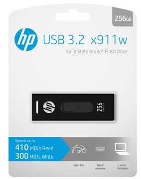 Pendrive HP x911w USB 3.2 256 GB czarny