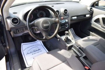 Audi A3 8P Hatchback 3d 1.9 TDI 105KM 2005 Audi A3 3-drzwiowe 1.9 TDI, Zarejetrowany, 3-drzwi, Miejski, Zgrabny, Bez, zdjęcie 16