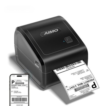 Drukarka etykiet AIMO D550Pro 115mm BT PC USB LAN Ethernet kurierska