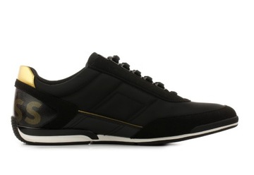 HUGO BOSS męskie sneakersy buty BLACK/GOLD NOWOŚĆ roz.41