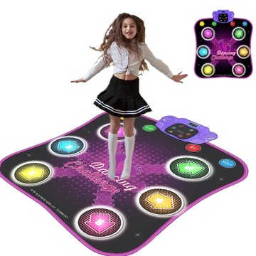 MUZYCZNA MATA DO TAŃCA, GRA TANECZNA Z MUZYKĄ BLUETOOTH, 79X90CM