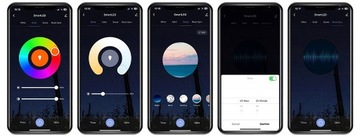 GU10 RGB CCT + белая интеллектуальная галогенная светодиодная лампа Wi-Fi TUYA SMART