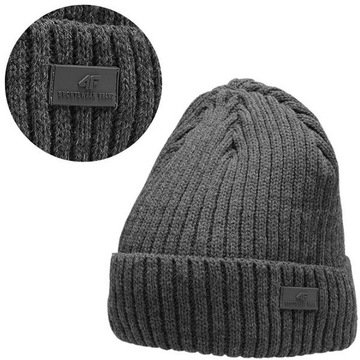 CZAPKA ZIMOWA BEANIE MĘSKA 4F CIEPŁA SPORTOWA