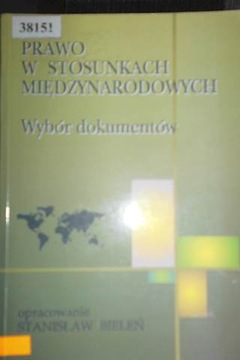 Prawo w stosunkach międzynarodowych -