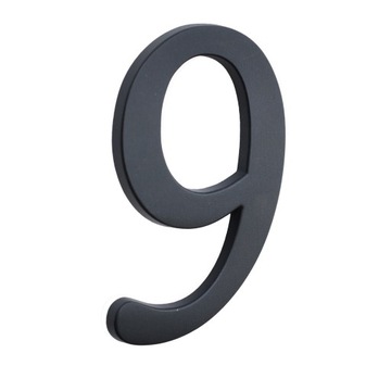 НОМЕР ДОМА, ЦИФРЫ ДЛЯ ДОМА, БУКВЫ графит 9