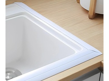 TAŚMA USZCZELNIAJĄCA DO KUCHNI ŁAZIENKI UMYWALKI ZLEWU BIAŁA 38mm*3.2m 1szt