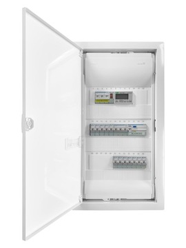 SKRZYNKA ELEKTRYCZNA PODTYNKOWA GOTOWA HAGER VOLTA