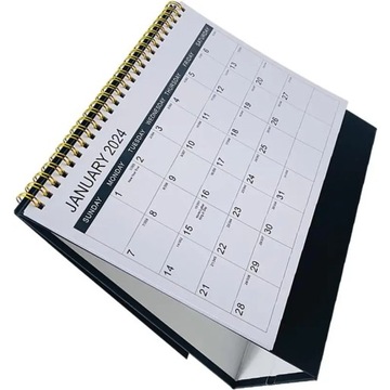 2024 Full Year Calendar Small Desk Calendar Standing Calendar Desk